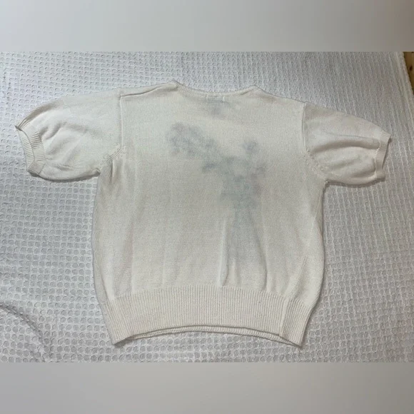 Vintage Embroidered Floral Sweater - Picture 5 of 9